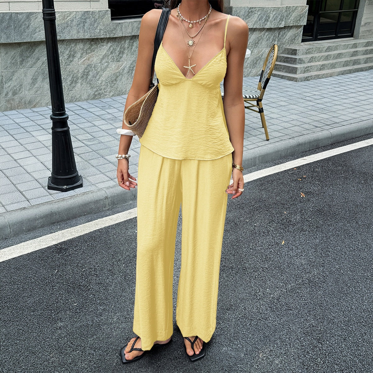 The Resort Cadence | Camisole & Fluid Trouser Ensemble 🌴✨