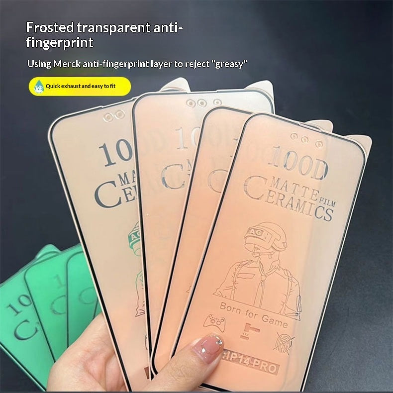 Film Protecteur Souple Plein Écran pour iPhone — Avec Revêtement en Céramique Diamant ✦💎