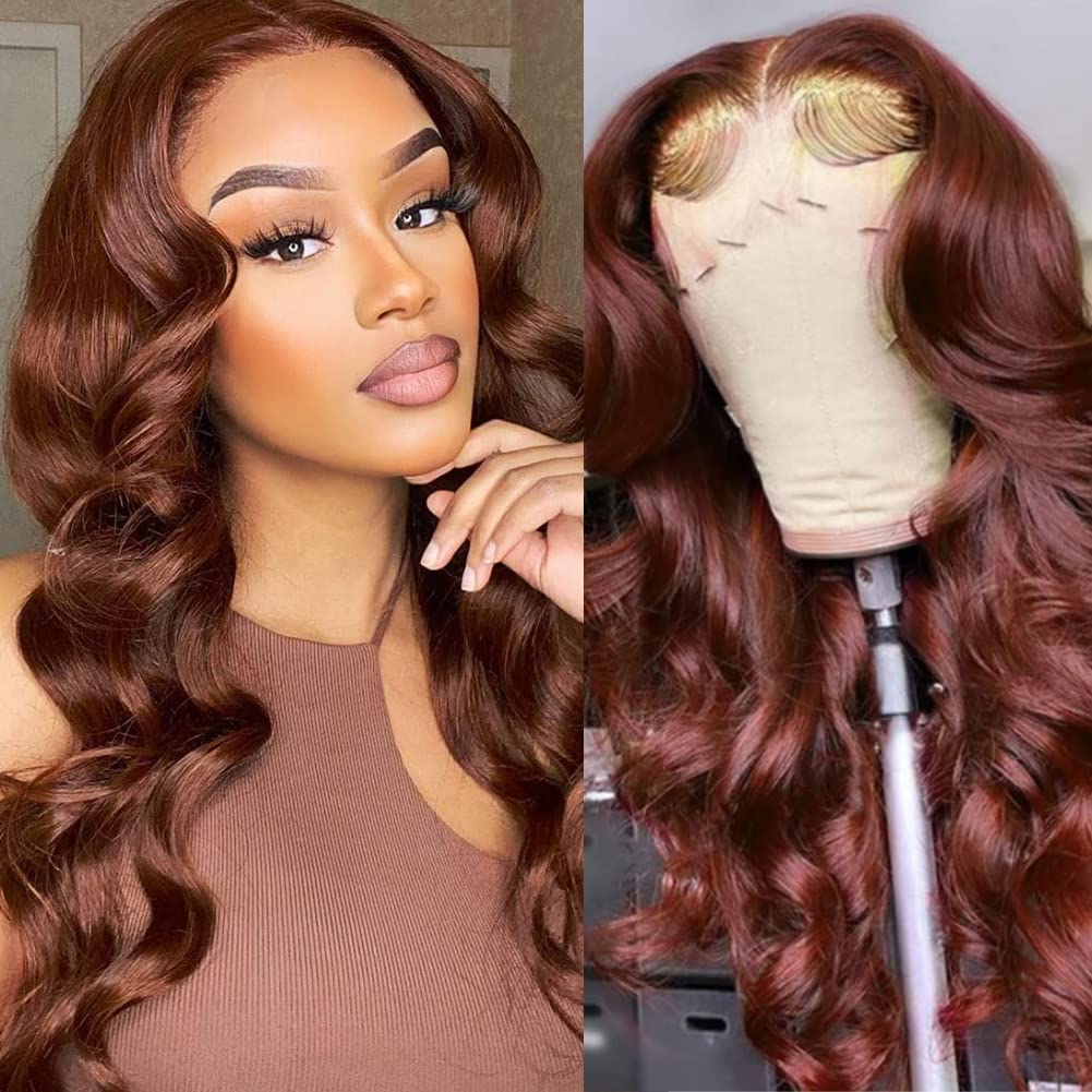 The Ember | Reddish Brown Human Hair Body Wave🏮✨🍂