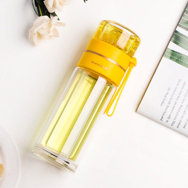The Ultimate Infusion Flask | Double-Walled Glass & Tea Infuser 🍃🍵