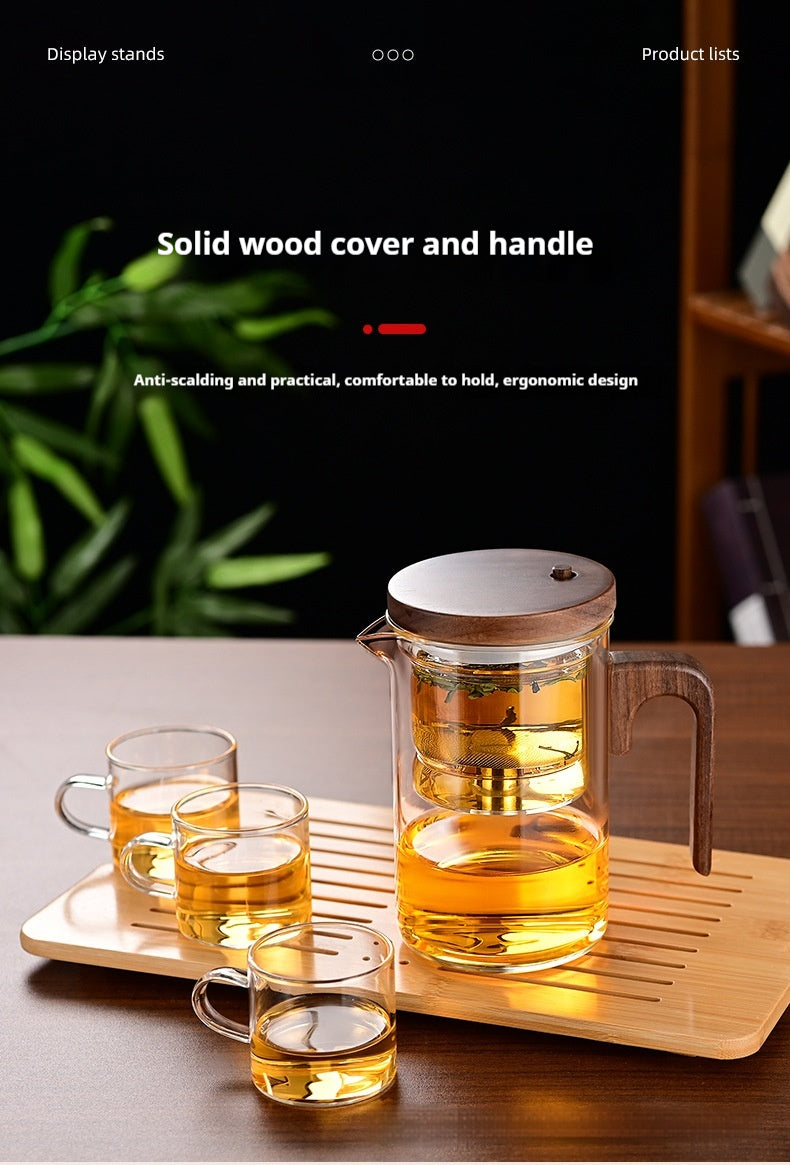 The Moment of Clarity | Aerial Infusion Borosilicate Glass Teapot🍵🌿