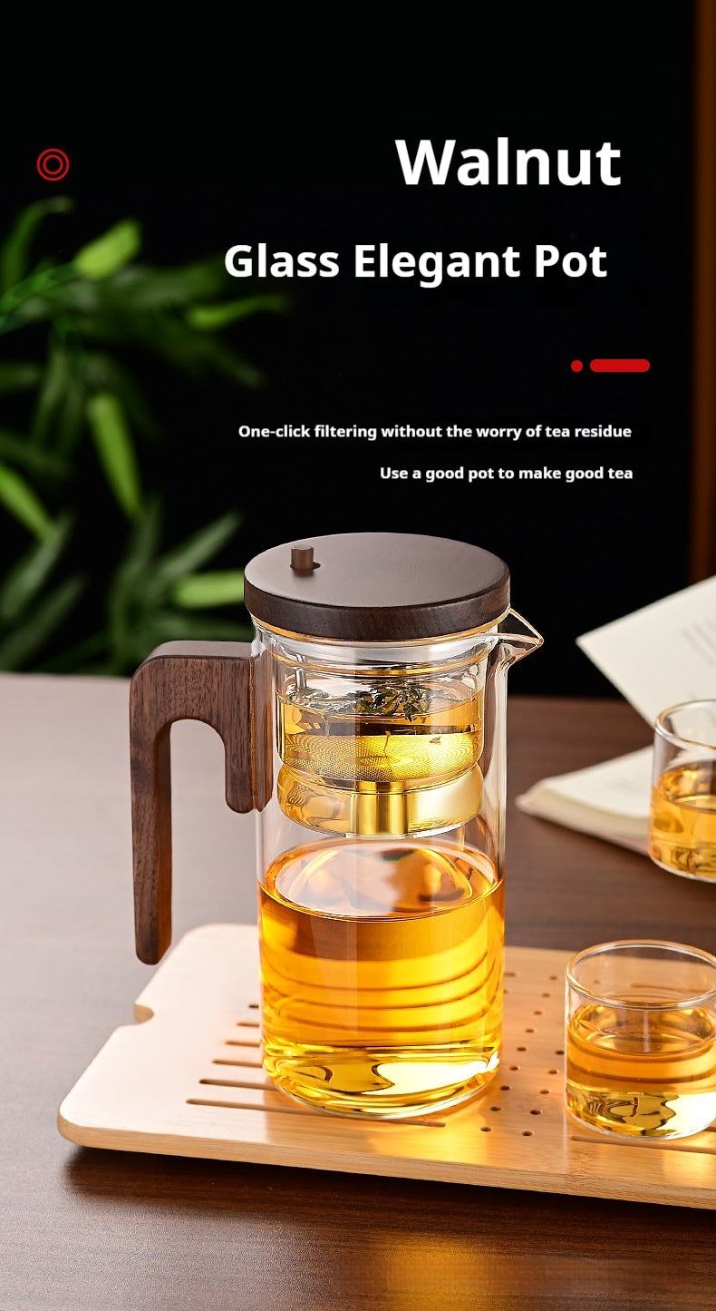 The Moment of Clarity | Aerial Infusion Borosilicate Glass Teapot🍵🌿