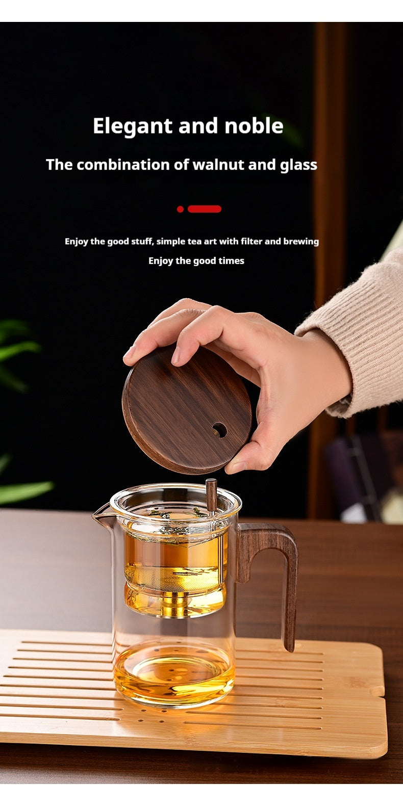 The Moment of Clarity | Aerial Infusion Borosilicate Glass Teapot🍵🌿