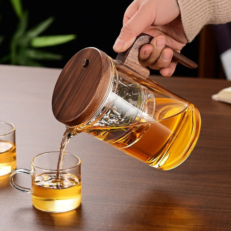 The Moment of Clarity | Aerial Infusion Borosilicate Glass Teapot🍵🌿