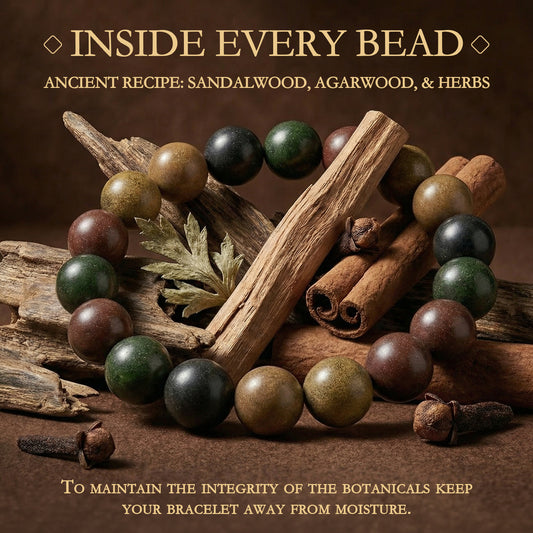 Botanica- Earth Tones Scented Bracelet ⛩️- Unisexe
