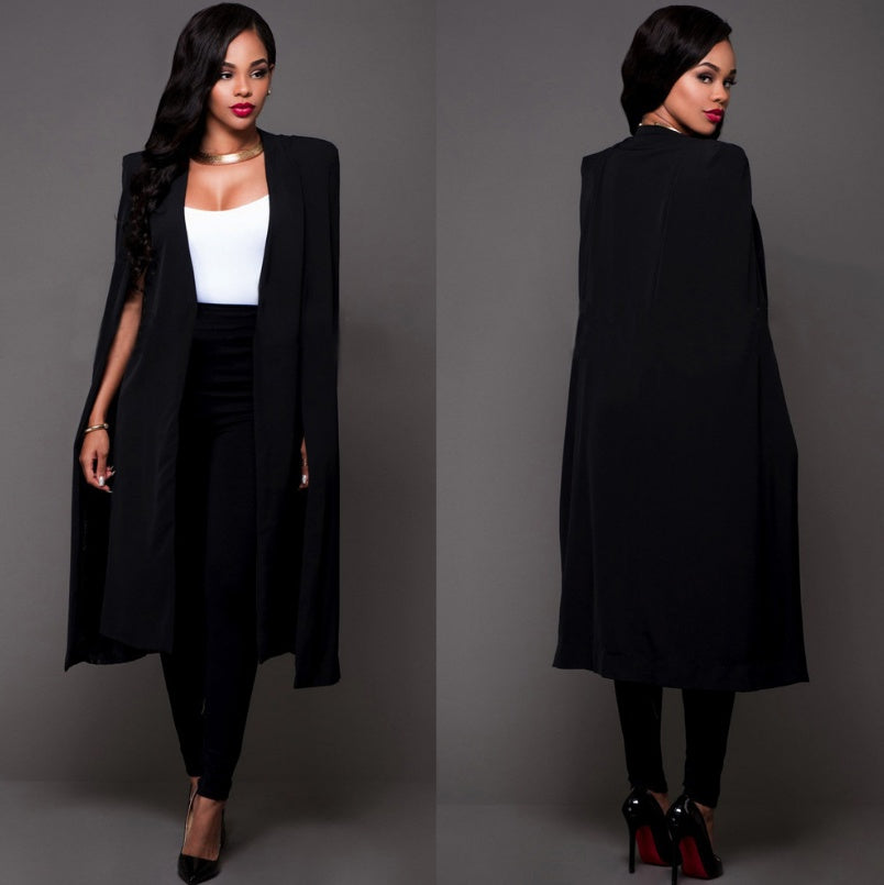 The Midnight Vestige | Architectural Sleeveless Blazer 👠✨