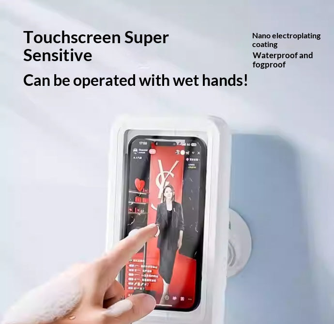 The Hydro-Pulse: 360° Waterproof Phone Box with Bluetooth Speaker 🏞️𝄟⃝💞