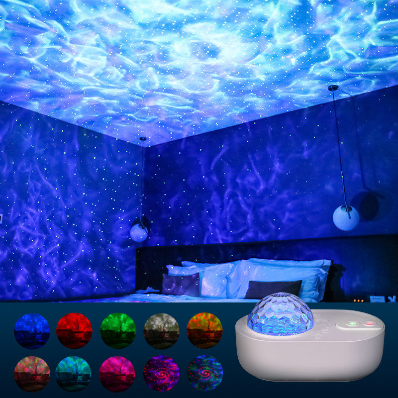 🏙✨ The Nebula-Sync: Music Laser Starry Sky Light Projector🌌🌃