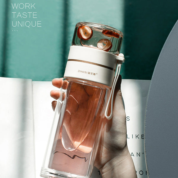 The Ultimate Infusion Flask | Double-Walled Glass & Tea Infuser 🍃🍵