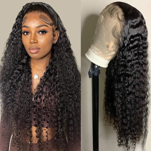 The Obsidian | Human Hair Deep Wave HD Lace Frontal Interface 🌑✨🌊