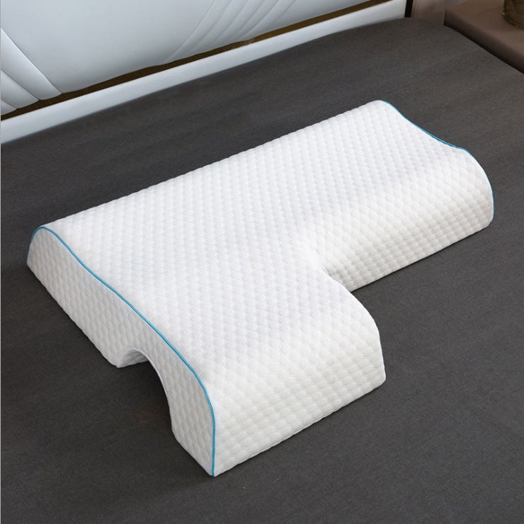 The Sweet-Dream Arch: Slow-Rebound Memory Foam Cuddle Pillow 🛌💤