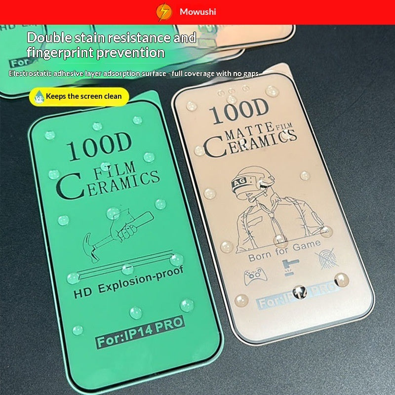 Film Protecteur Souple Plein Écran pour iPhone — Avec Revêtement en Céramique Diamant ✦💎
