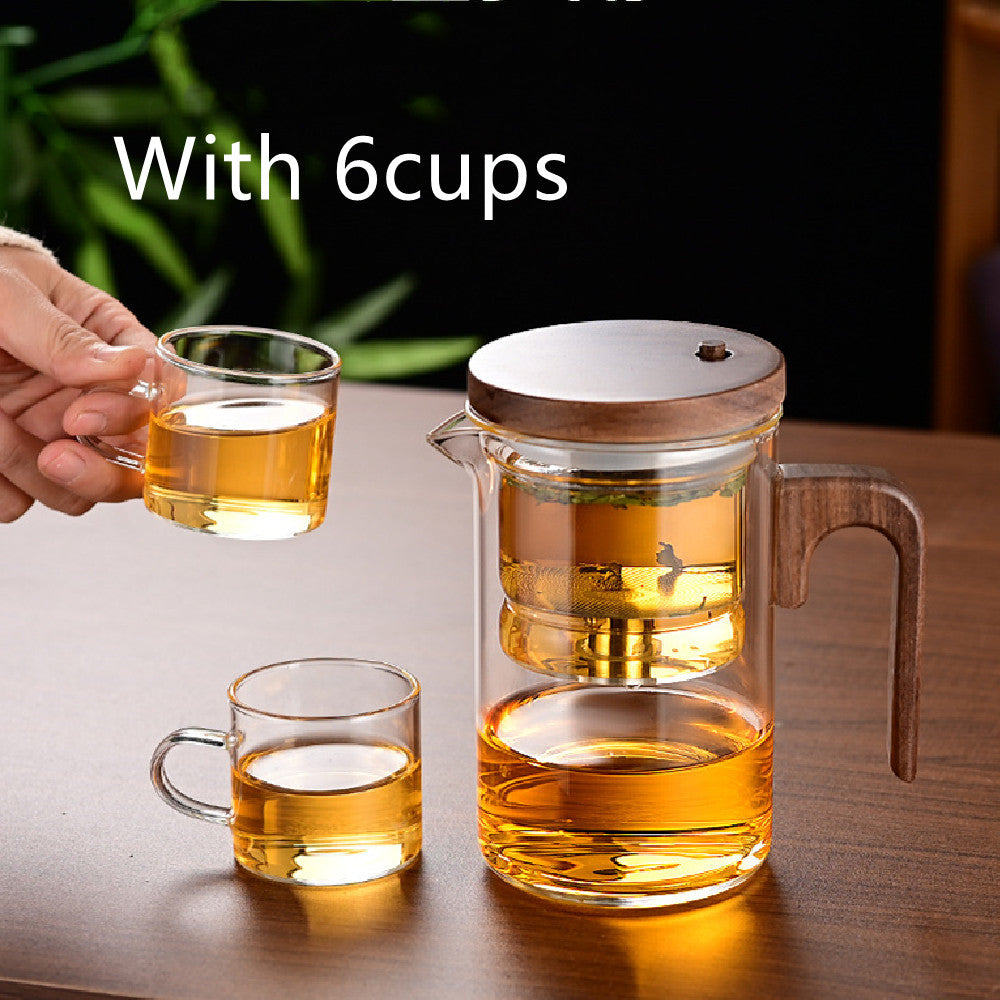 The Moment of Clarity | Aerial Infusion Borosilicate Glass Teapot🍵🌿