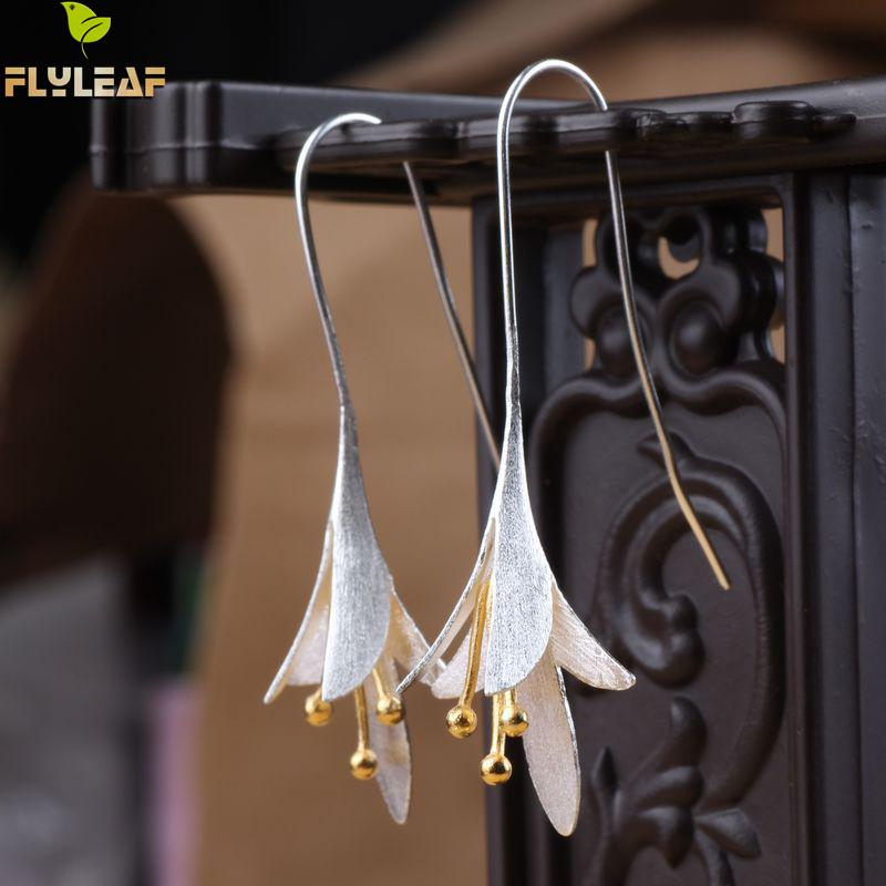 The Flora Arc | Sterling Silver 925 Linear Petal Droplets 🪞🦢