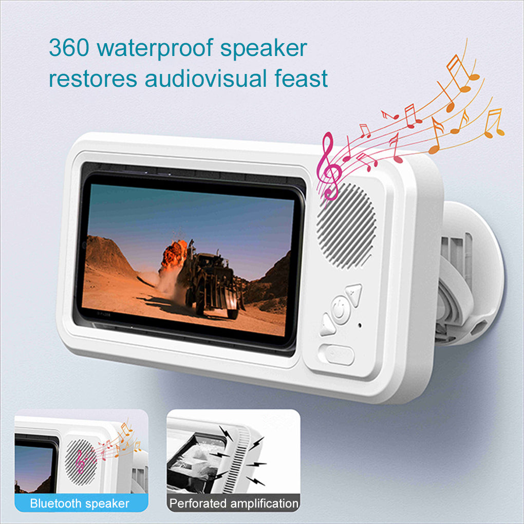 The Hydro-Pulse: 360° Waterproof Phone Box with Bluetooth Speaker 🏞️𝄟⃝💞