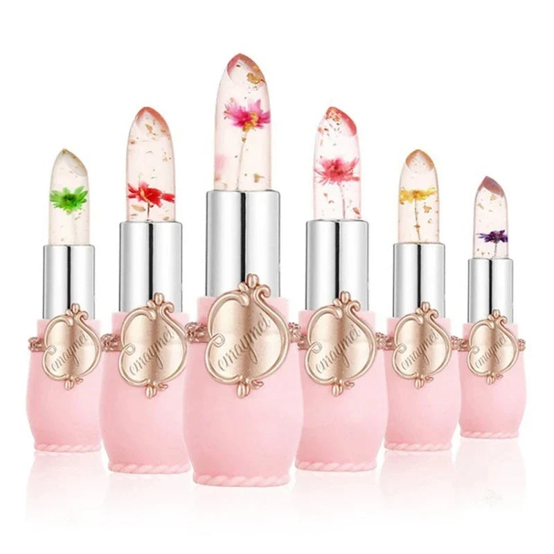 Le Glow-Up Floral : Coffret de 6 Rouges à Lèvres pH Changeant 🌸✨