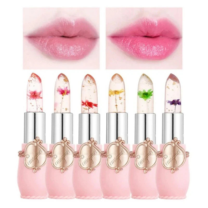 Le Glow-Up Floral : Coffret de 6 Rouges à Lèvres pH Changeant 🌸✨