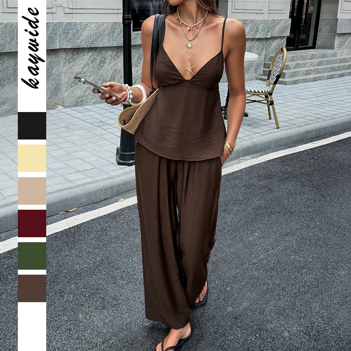 The Resort Cadence | Camisole & Fluid Trouser Ensemble 🌴✨