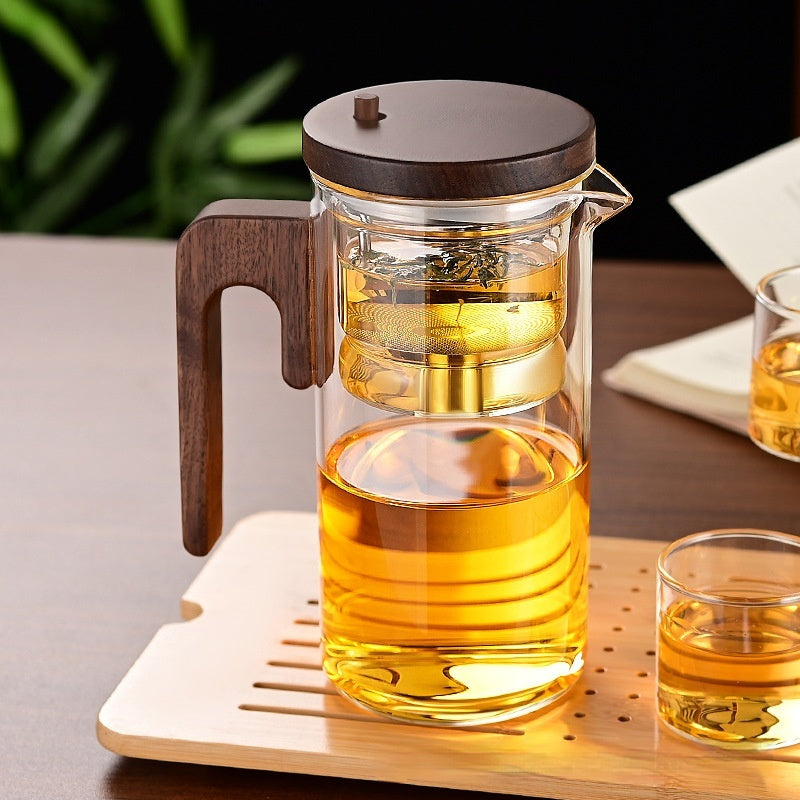 The Moment of Clarity | Aerial Infusion Borosilicate Glass Teapot🍵🌿