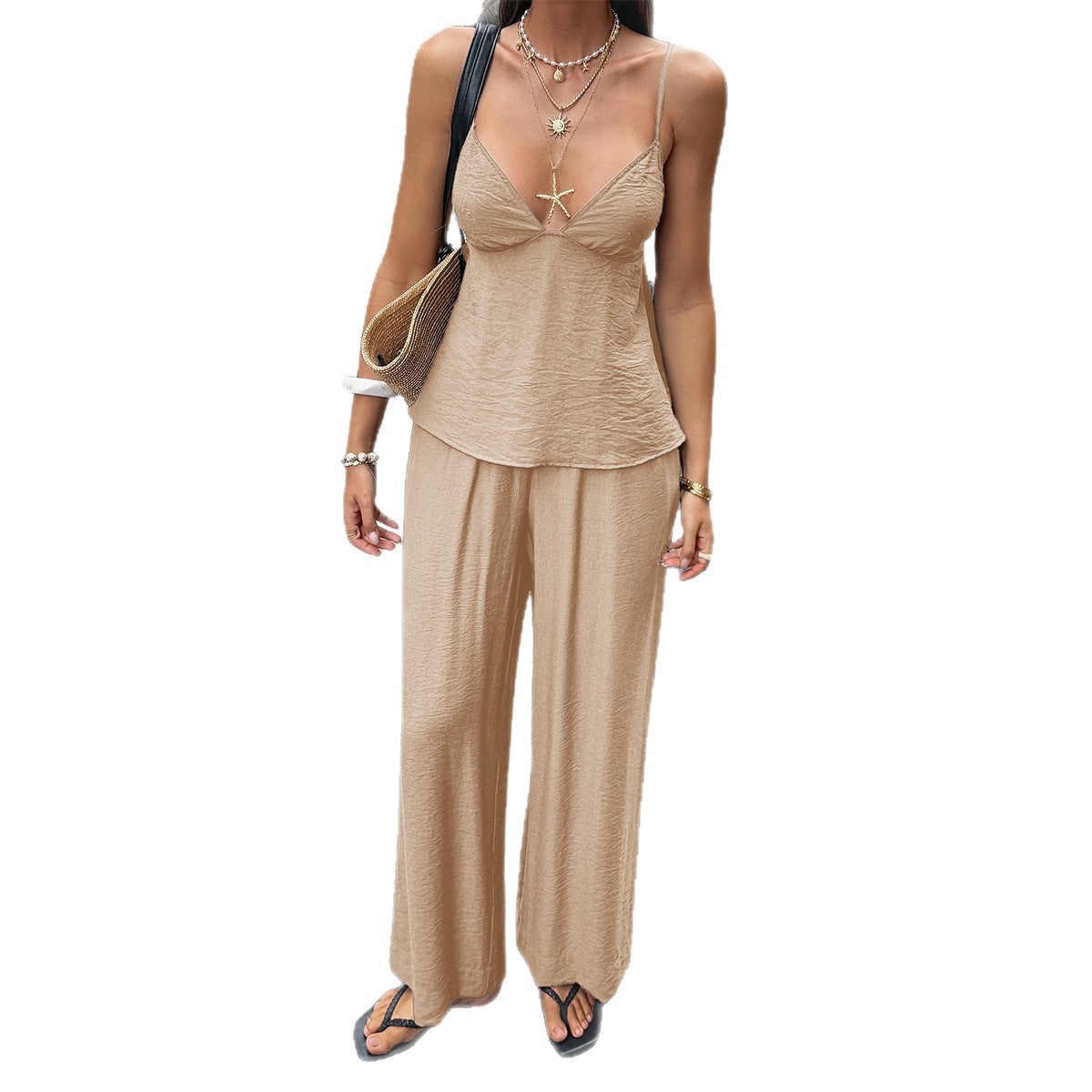 The Resort Cadence | Camisole & Fluid Trouser Ensemble 🌴✨