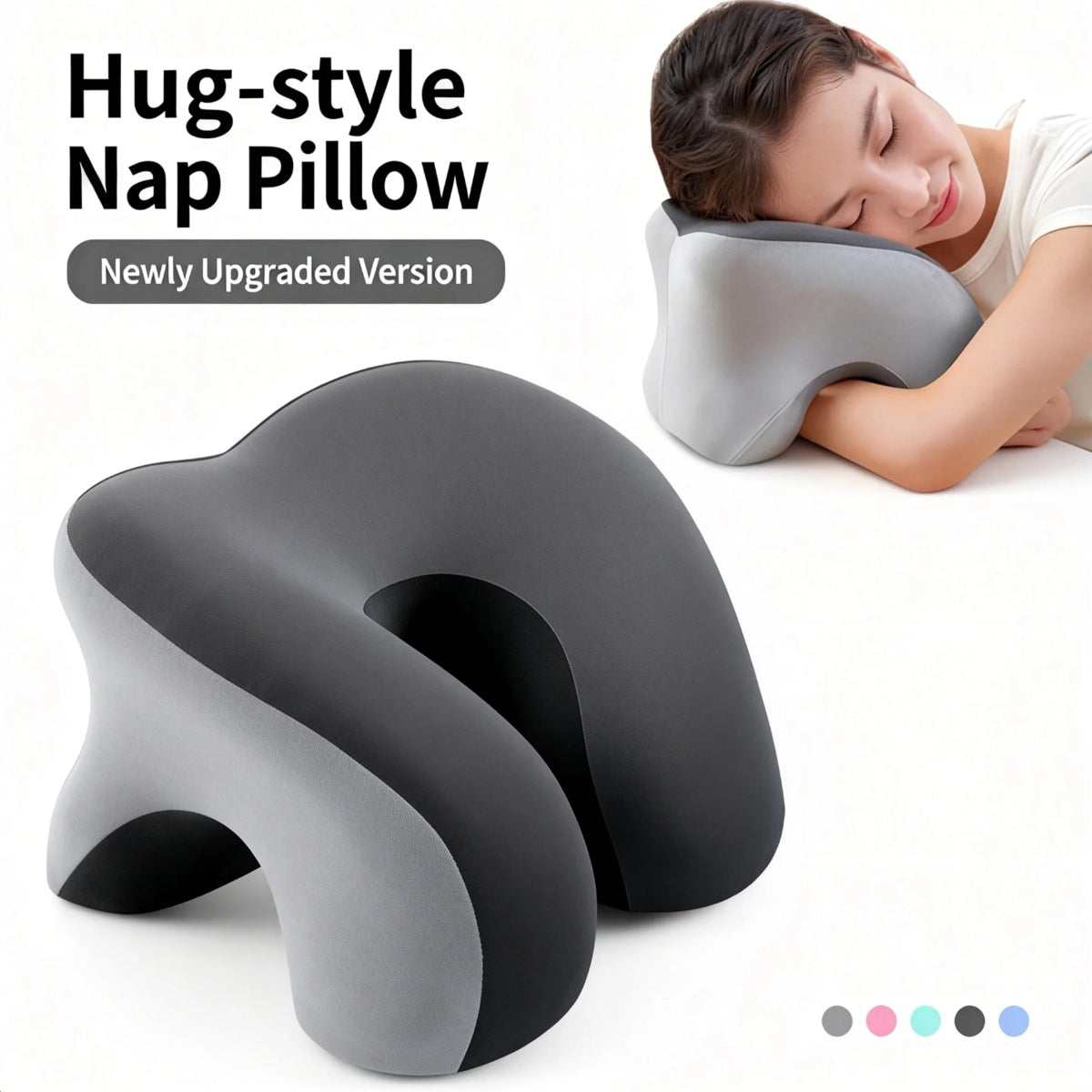 The Meridian Desk-Nap Sanctuary: 45° Ergonomic Prone Pillow🫶☁️