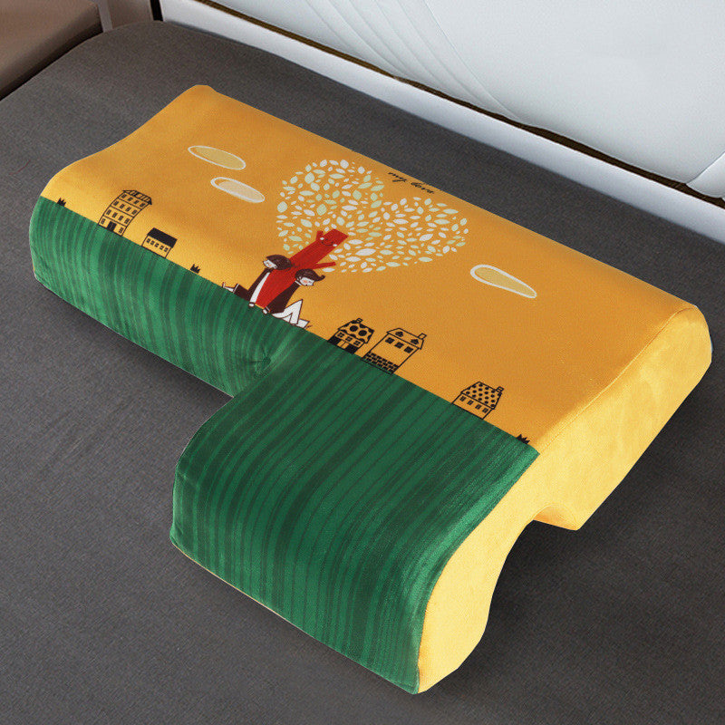 The Solace Arch: Anti-Pressure Memory Foam Cuddle Pillow ᰔᩚ