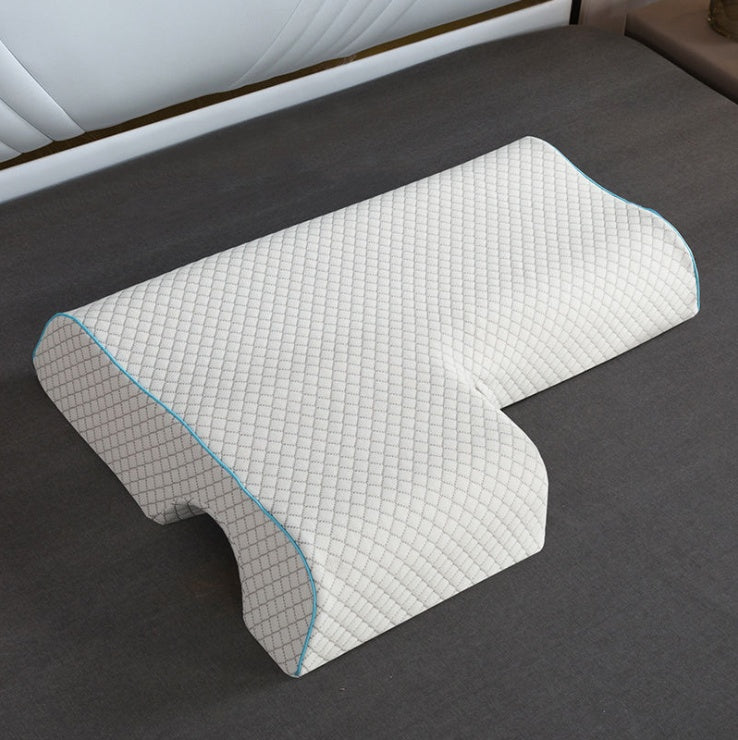 The Sweet-Dream Arch: Slow-Rebound Memory Foam Cuddle Pillow 🛌💤