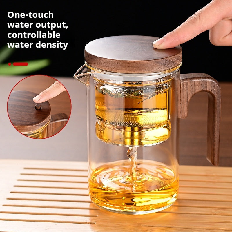 The Moment of Clarity | Aerial Infusion Borosilicate Glass Teapot🍵🌿