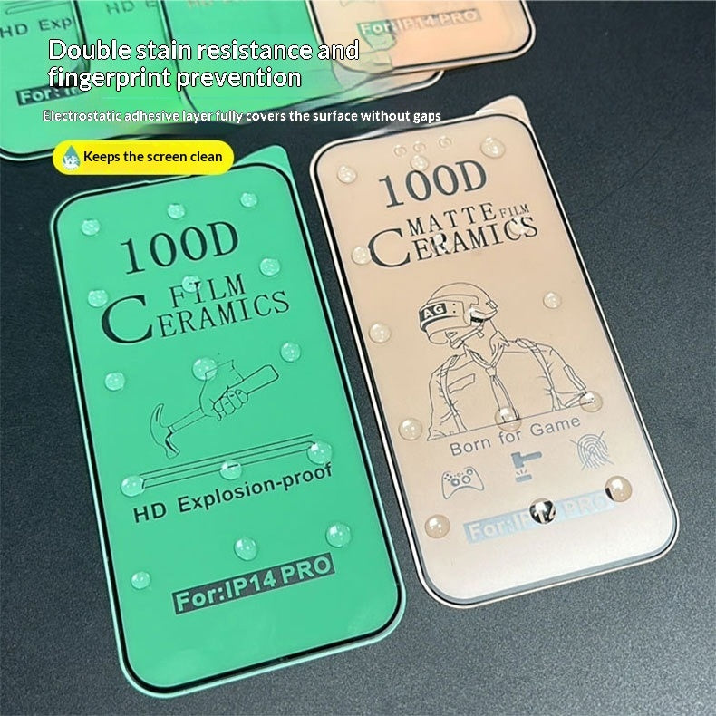Film Protecteur Souple Plein Écran pour iPhone — Avec Revêtement en Céramique Diamant ✦💎