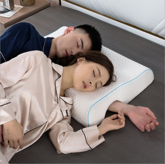 The Sweet-Dream Arch: Slow-Rebound Memory Foam Cuddle Pillow 🛌💤