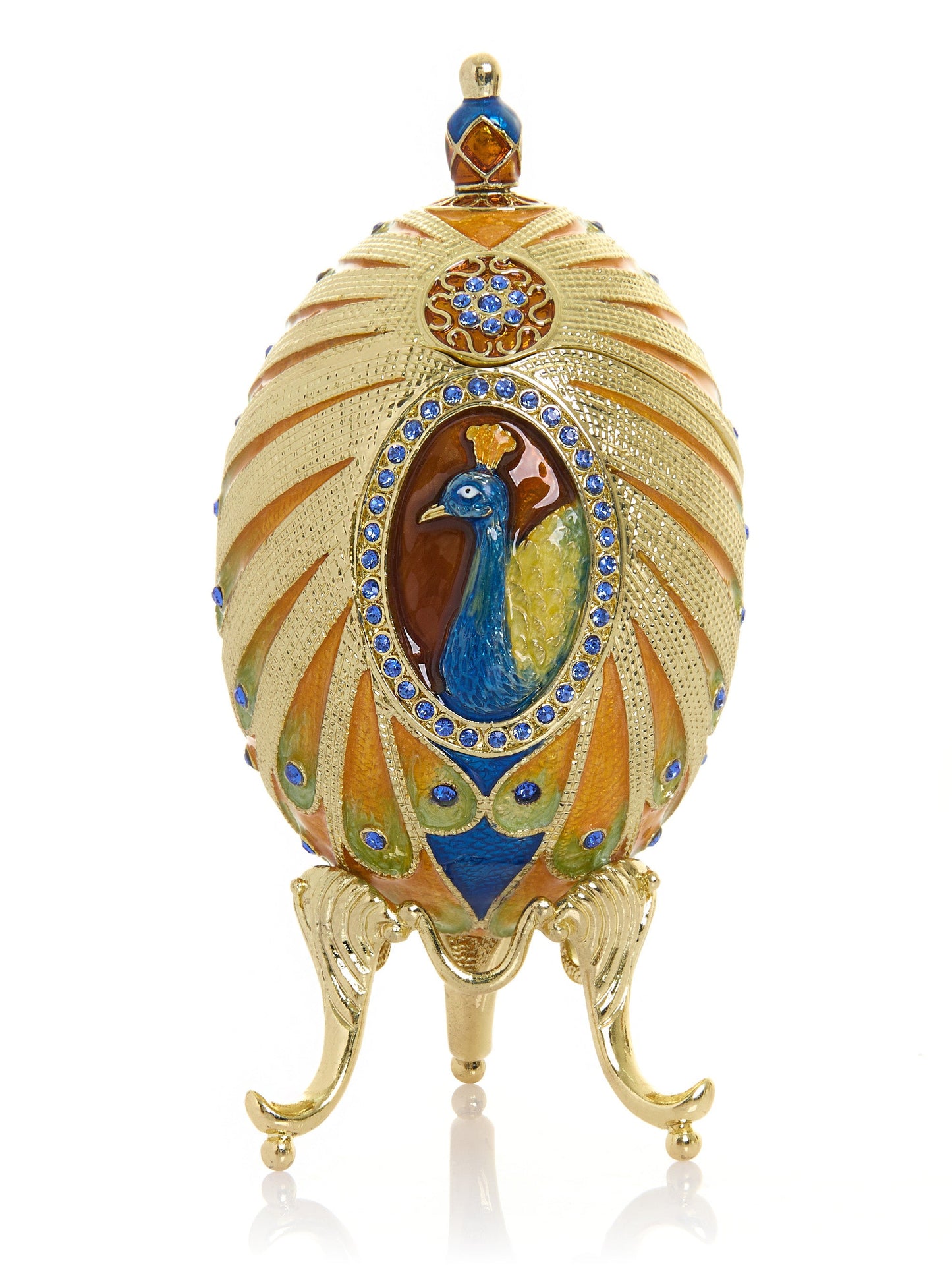 Œuf de Fabergé paon coloré