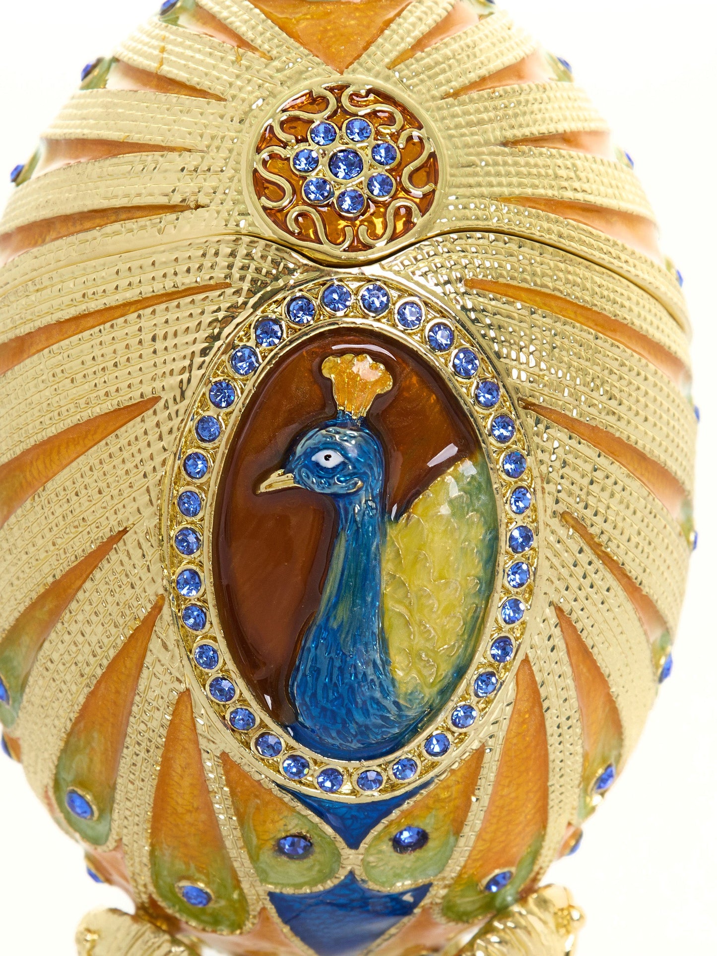 Œuf de Fabergé paon coloré