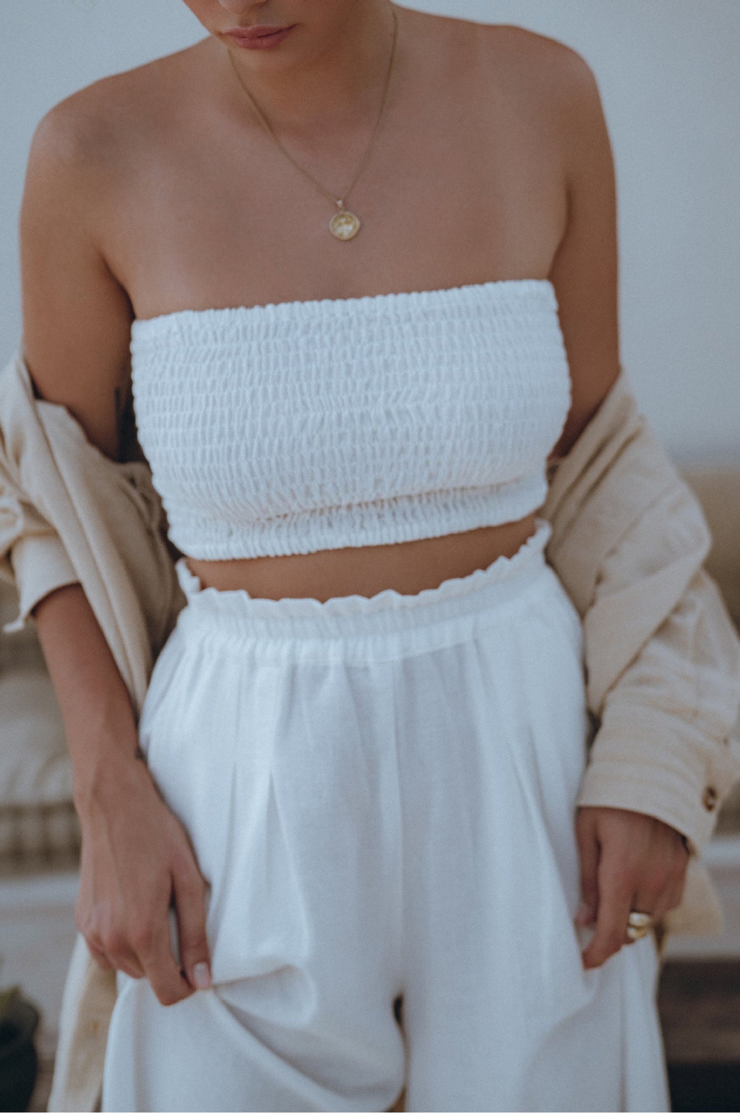  Isola : Le Top Tube Smocké ✨🌼