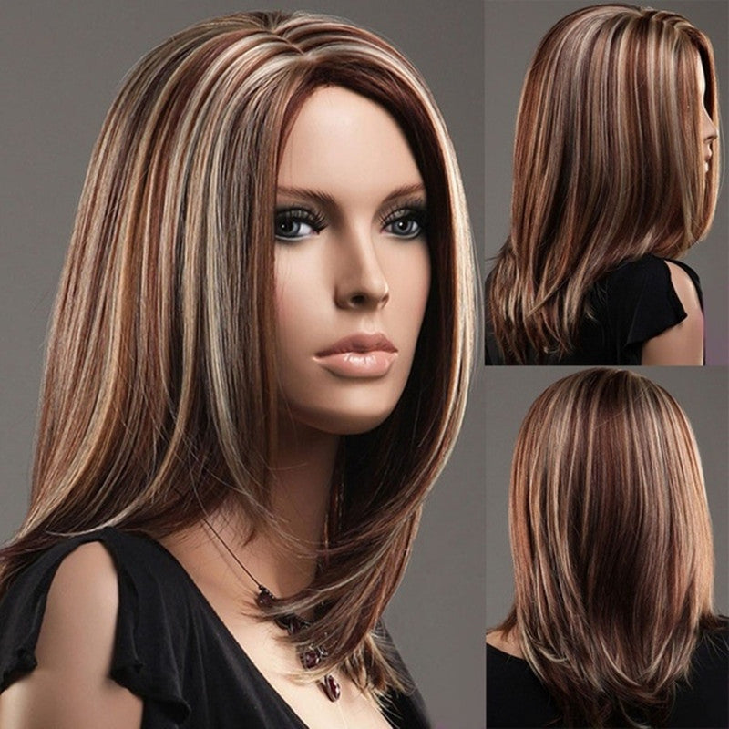 Linen Brown Hair Wig - Medium to Long