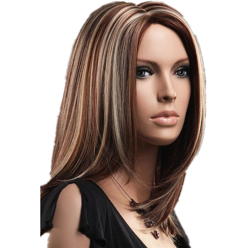 Linen Brown Hair Wig - Medium to Long