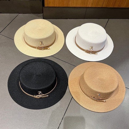 The Jetset Luminary | Unisex R-Embellished Vacation Sun Hat 🛥