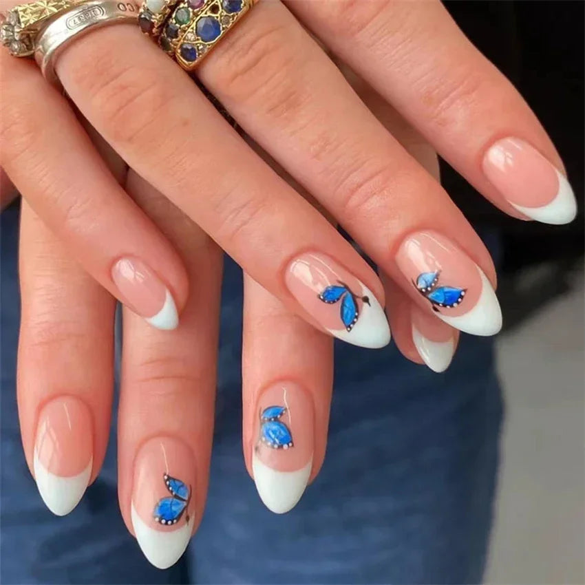 Main Character Energy : La Collection Press-On Ballet Ultra-Longue ࣪ ִֶָ💅🏻🦋་༘࿐