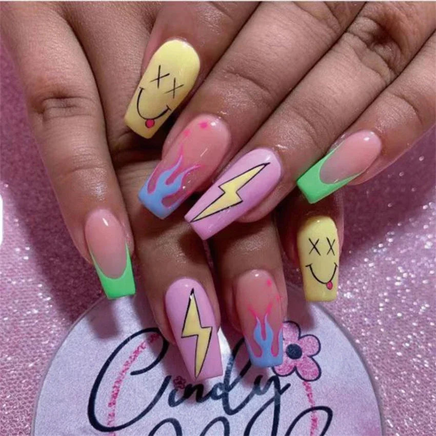 Main Character Energy : La Collection Press-On Ballet Ultra-Longue ࣪ ִֶָ💅🏻🦋་༘࿐