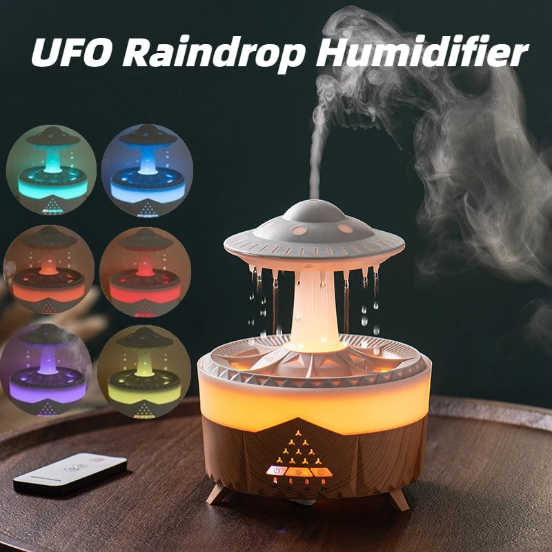 ✨ L’Aetheria : Humidificateur pluie céleste UFO