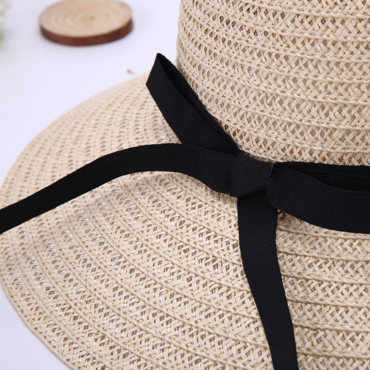 The Riviera Solitude | Foldable Straw Holiday Sun Hat 🌾✨