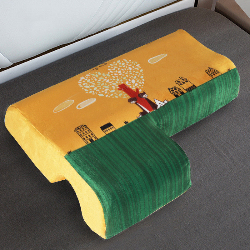 The Solace Arch: Anti-Pressure Memory Foam Cuddle Pillow ᰔᩚ