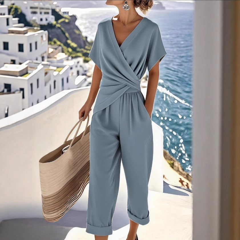 The Urban Kinetic | Irregular Pleated Two-Piece Set 🏙️✨