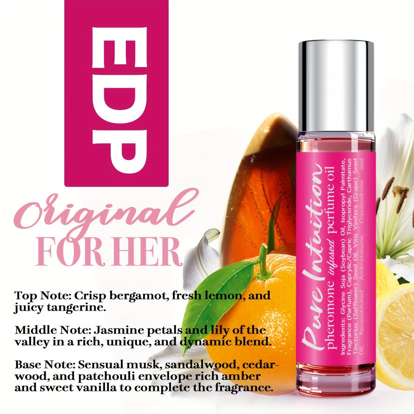 Pure Intuition - Infused Pheromone Perfume Oil