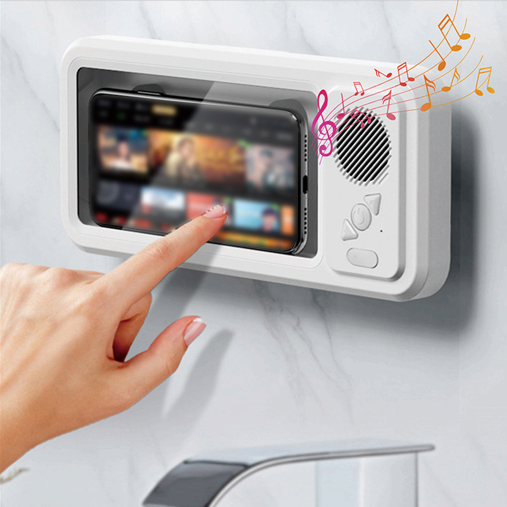 The Hydro-Pulse: 360° Waterproof Phone Box with Bluetooth Speaker 🏞️𝄟⃝💞