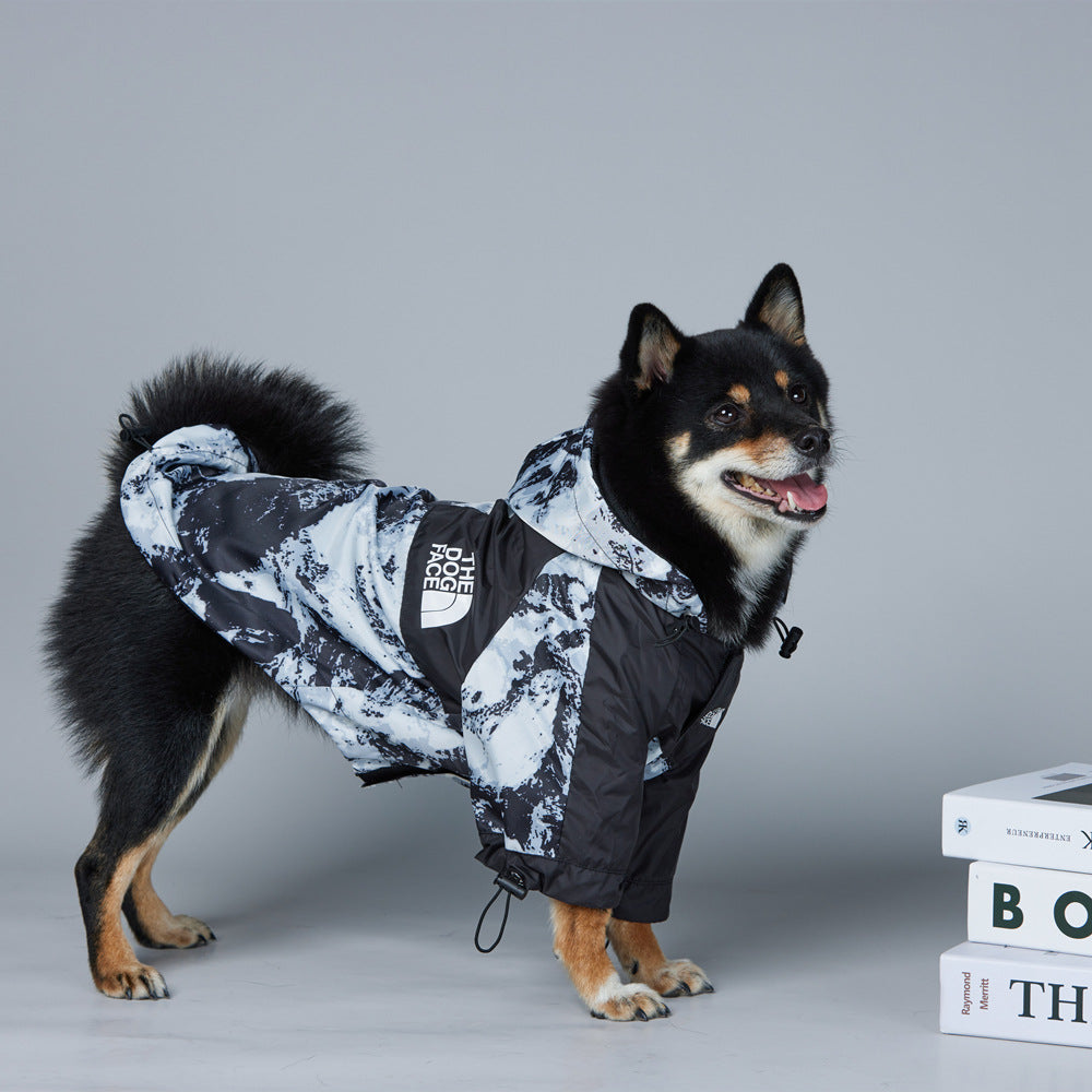 The Alpine Ascent | Windproof Cotton Thermal Pet Coat 🏔️✨