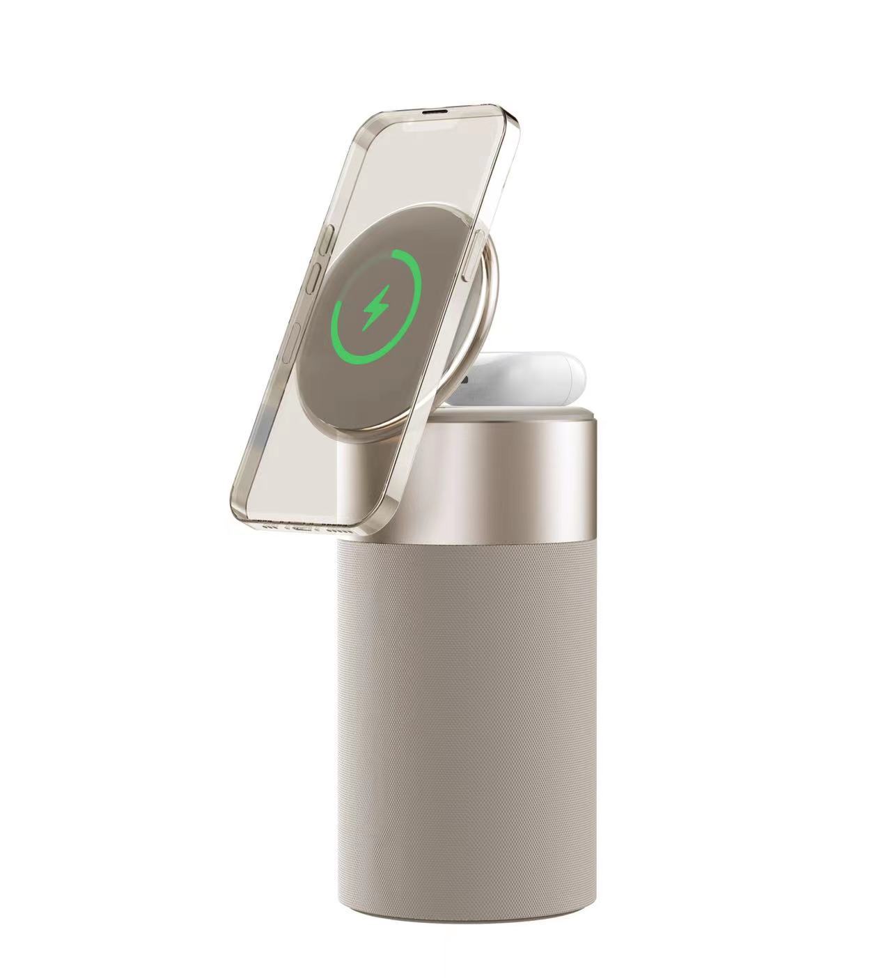 The Symbiotic Charging Station: 4-in-1 Recovery Hub 📱🔋🔥