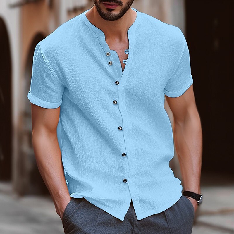 The Zen Bastion | Retro Linen-Blend Short-Sleeve Cardigan 🎋✨