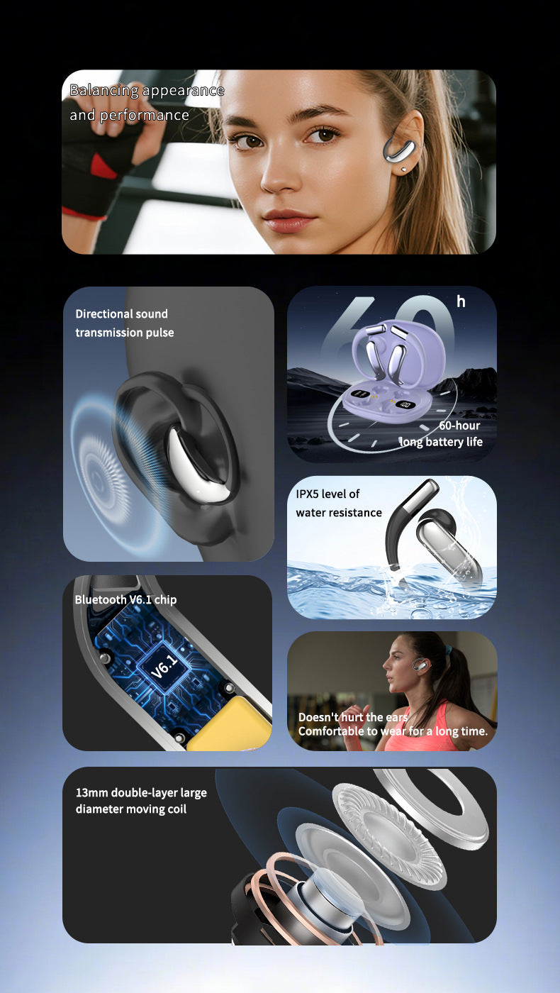 The Kinetic-Link W20 | AI-Integrated Ear-Hook Sport Monitors ⚡🏅🌌