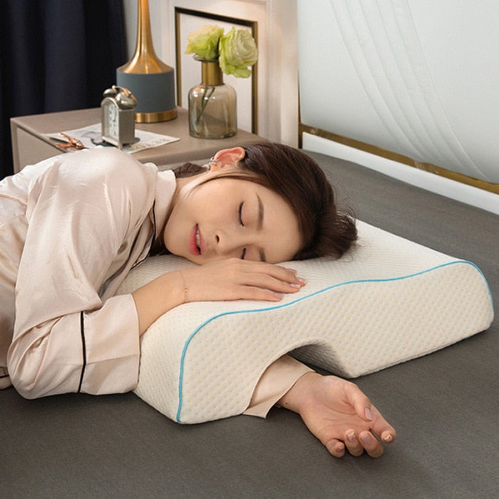 The Sweet-Dream Arch: Slow-Rebound Memory Foam Cuddle Pillow 🛌💤