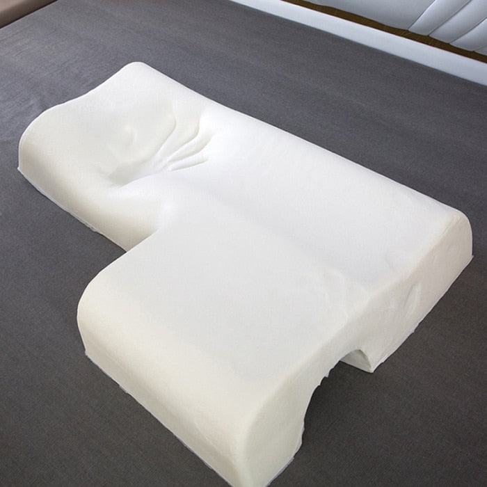 The Sweet-Dream Arch: Slow-Rebound Memory Foam Cuddle Pillow 🛌💤